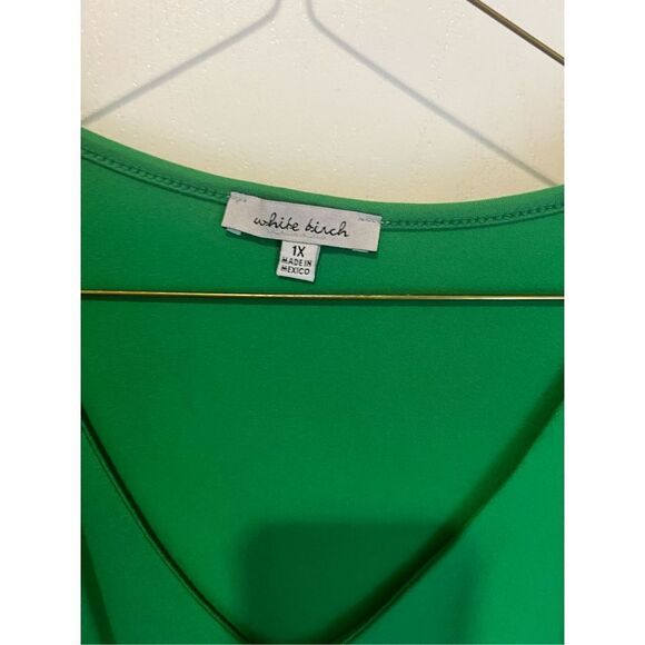 New White Birch bright Green bodysuit 1xl - Picture 2 of 7